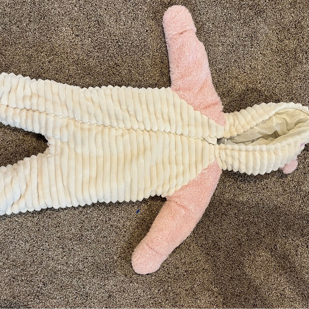 Cozy Pink and Cream Kids One Piece